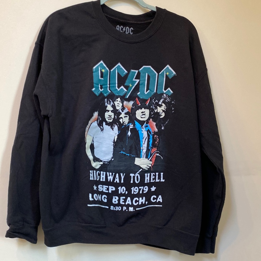 AC/DC Highway to Hell black sweatshirt!!!